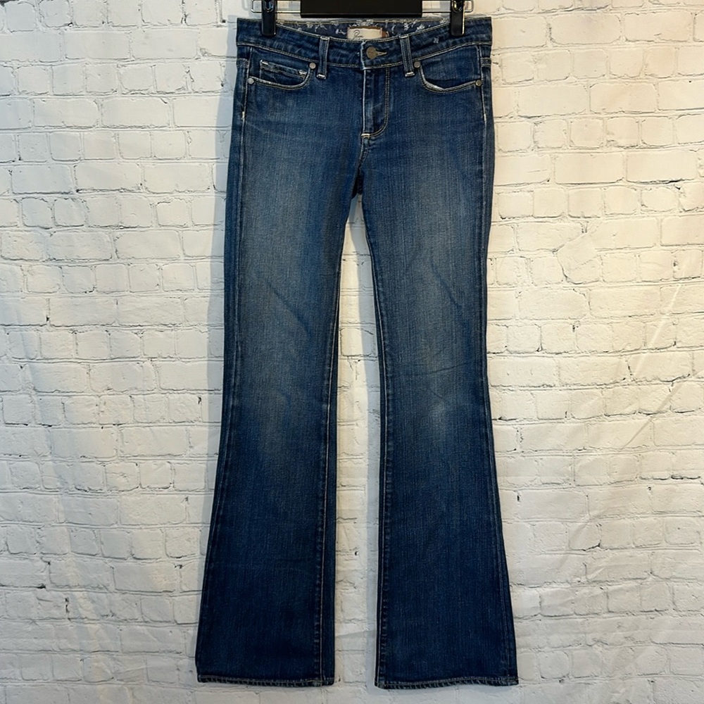 PAIGE Women's Blue Flare & Wide Leg Jeans